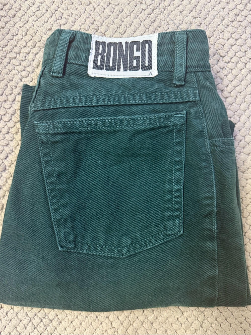 BONGO by Gene Montesano Dark Green Denim Jeans